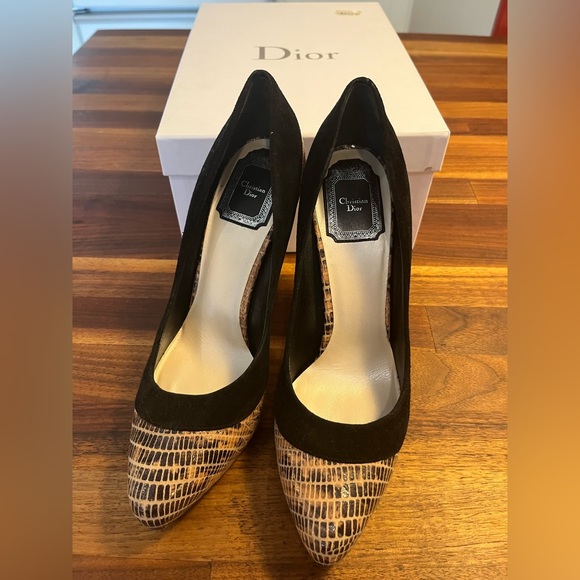 Christian Dior Snakeskin Duo Pump  38.5 EU like-new condition - Picture 2 of 6